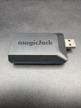magicJack K1103 USB VoIP Phone Adapter Internet Home Phone Dongle ONLY Black